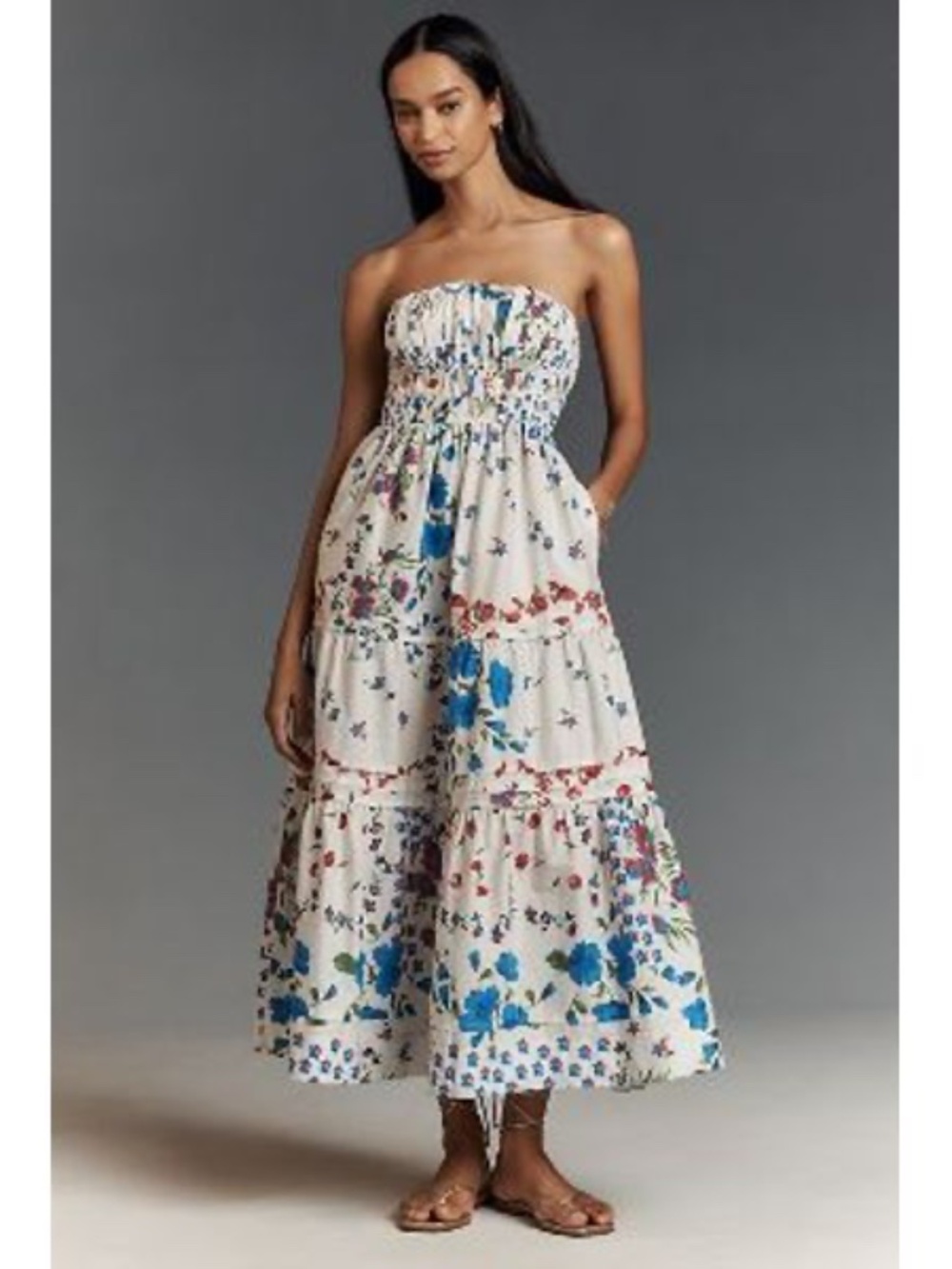 NWT! 💙 The Somerset Maxi Dress, Strapless Edition, Size L